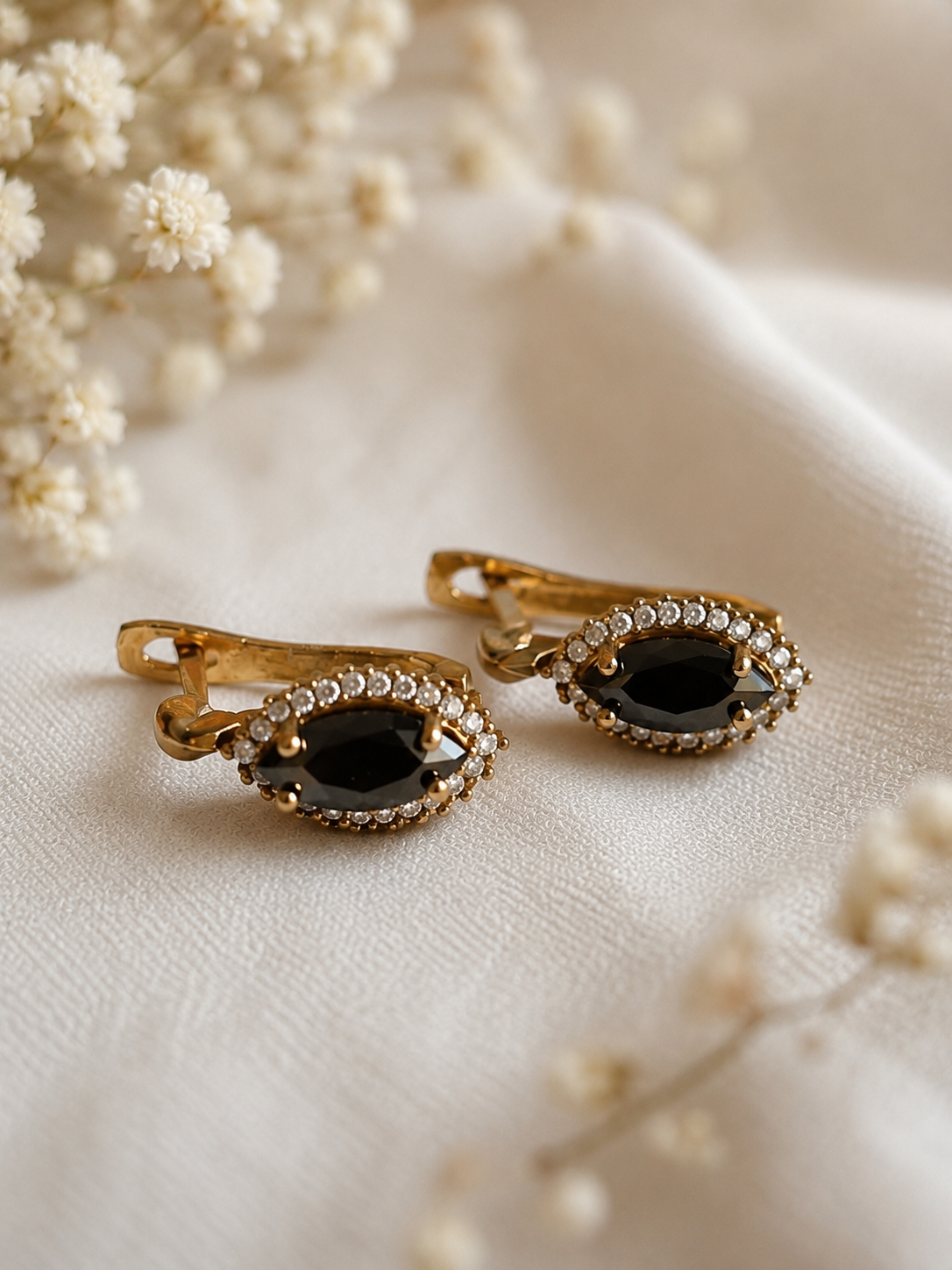 Oniks siyah gümüş set , 925 ayarlı gümüş set